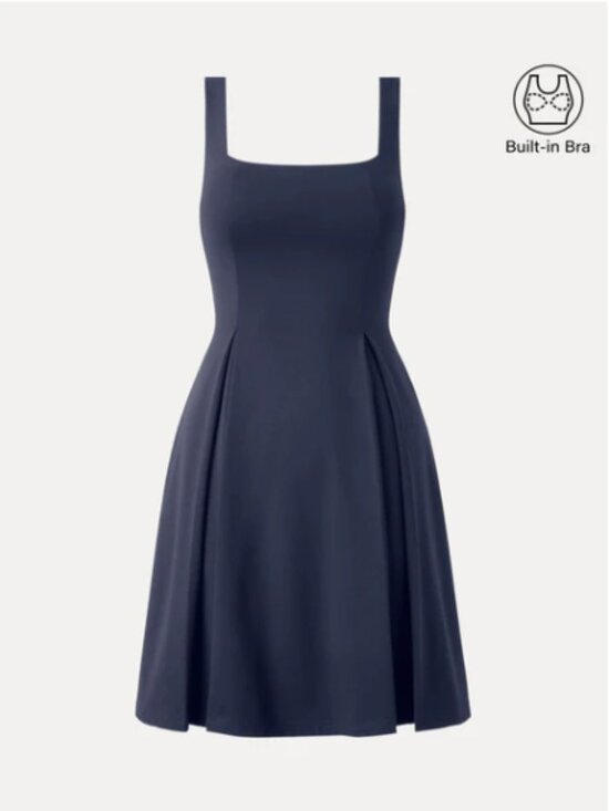 OGL Dresses & Skirts - OGL Square Neck Fit-and-flare Mini Bra Dress